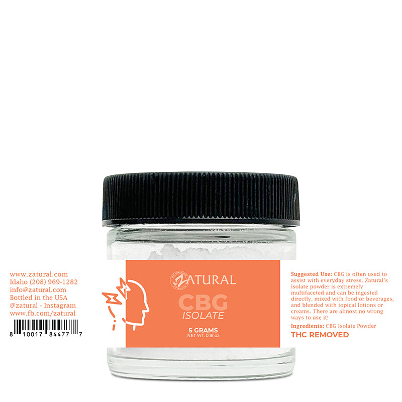 CBG Isolate 5 Gram Flat Label