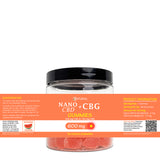 Nano CBD + CBG Gummies 30 count labeling