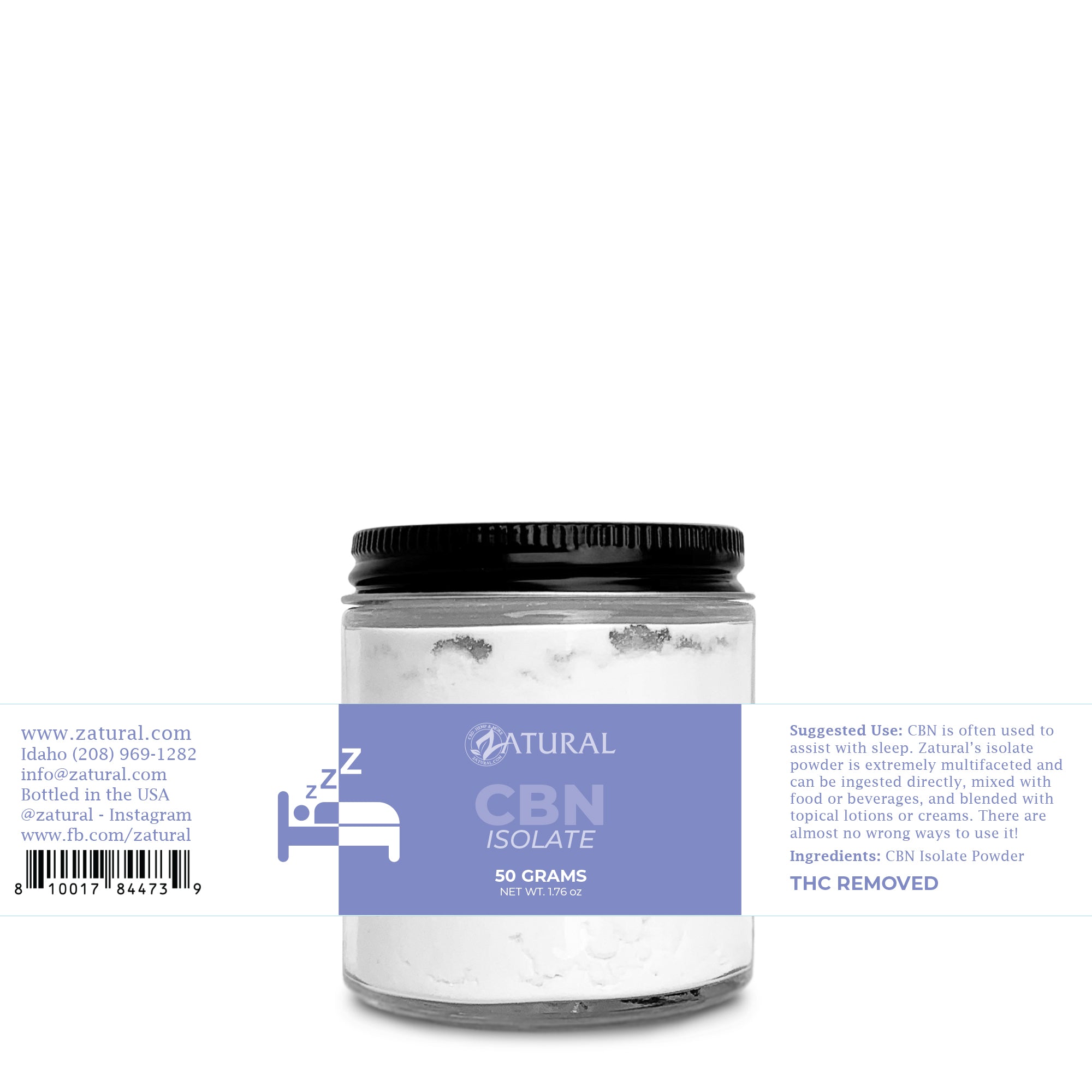 CBN Isolates - all-zatural-products - all-zatural-products