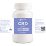 CBD + CBN Softgels 60 ct label
