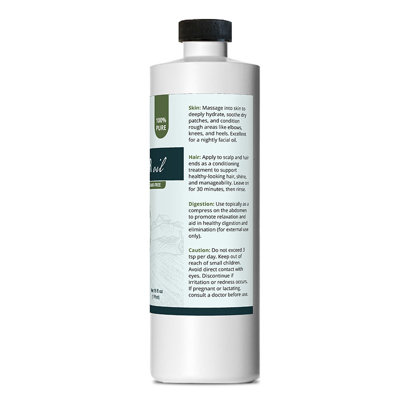 Castor Oil Virgin Cold-Pressed | Hexane-Free Topical Use Castor Oil Virgin Cold-Pressed | Hexane-Free Topical Use