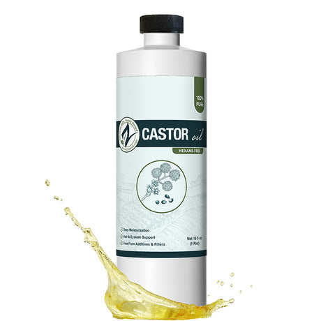 Zatural Castor Oil 16oz splash