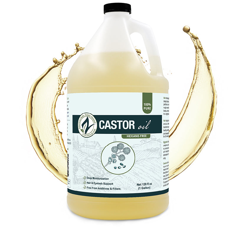 Castor Oil Virgin Cold-Pressed | Hexane-Free Topical Use
