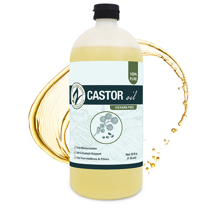 Castor Oil Virgin Cold-Pressed | Hexane-Free Topical Use Castor Oil Virgin Cold-Pressed | Hexane-Free Topical Use