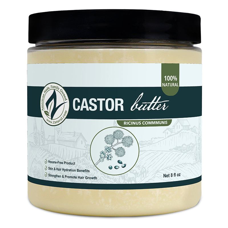 Castor Butter 8oz label