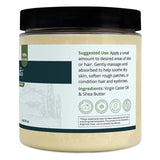 Castor Butter 8oz right side of label