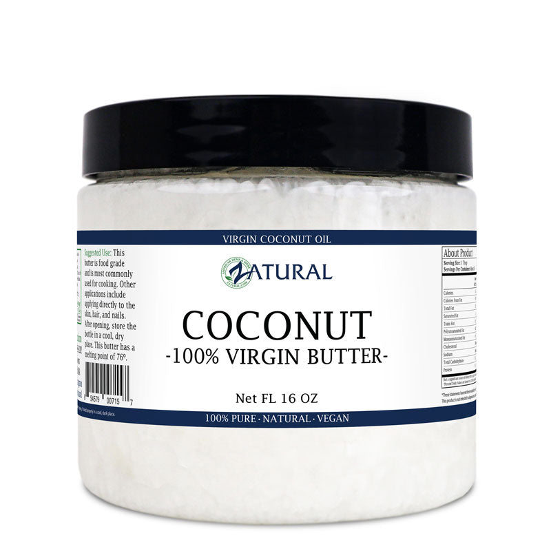 Zatural Coconut oil in an 16oz Jar