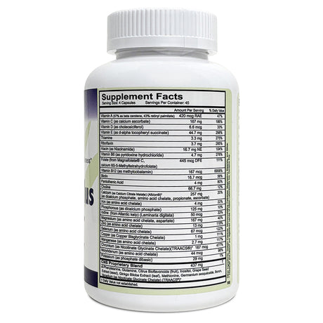 Supplement Facts of EP-Balance Plus