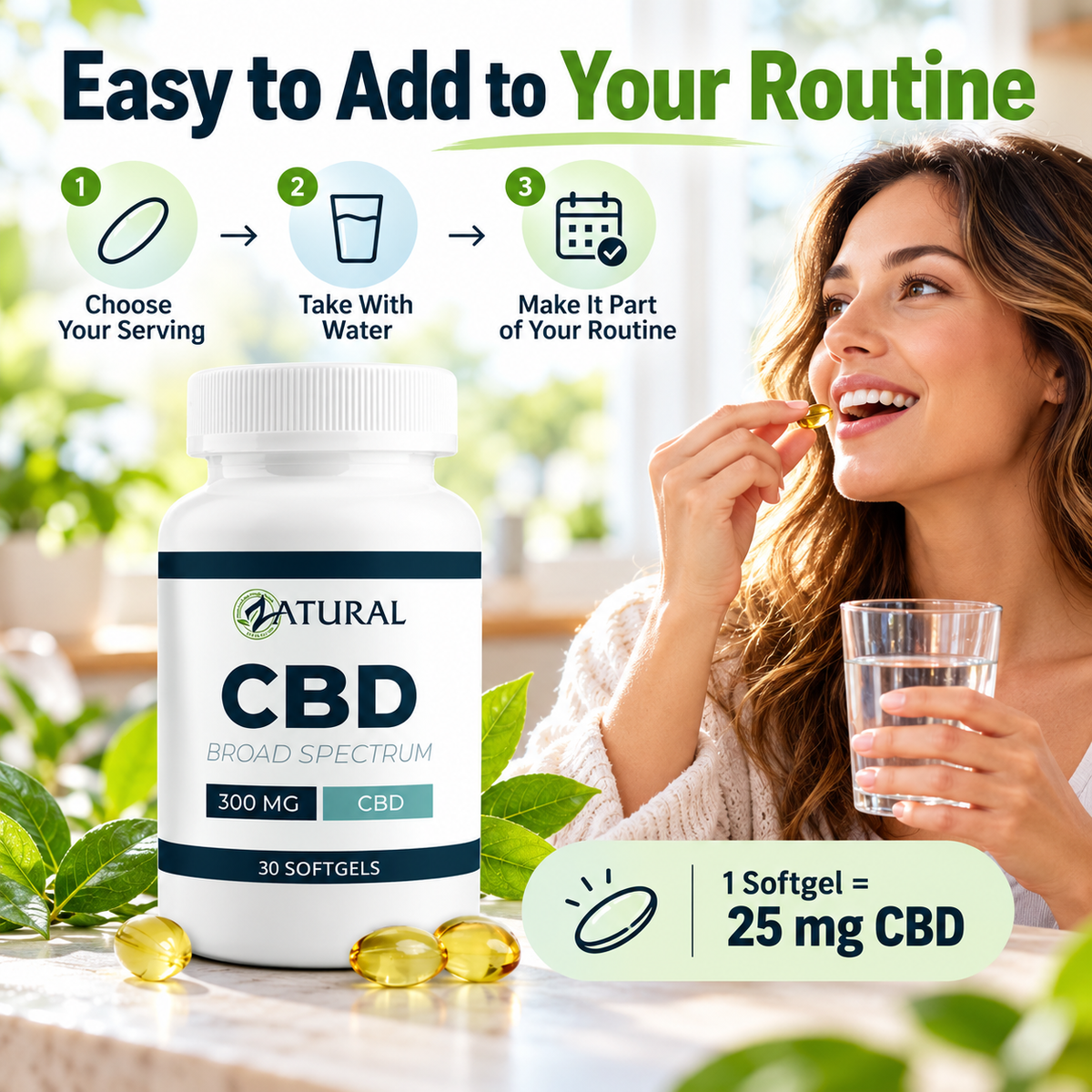 Broad Spectrum CBD Softgels | Nano CBD Oil