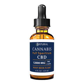 Zatural Full Spectrum Root Beer Float CBD Oil 12000mg 4oz