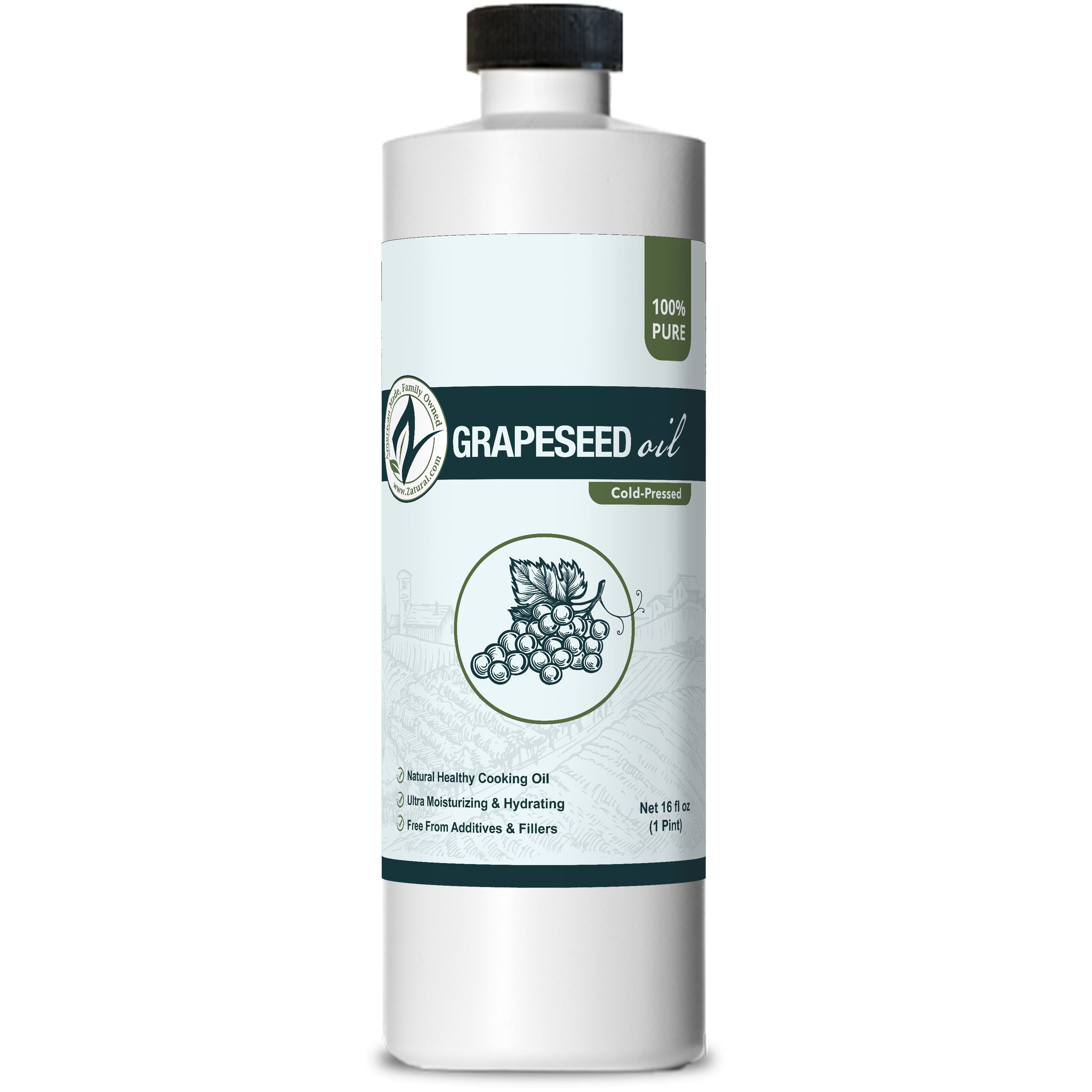 Virgin Grapeseed Oil | Organically Grown | Cold-Pressed