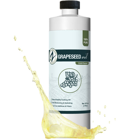 Grapeseed Oil 16oz bottle splash
