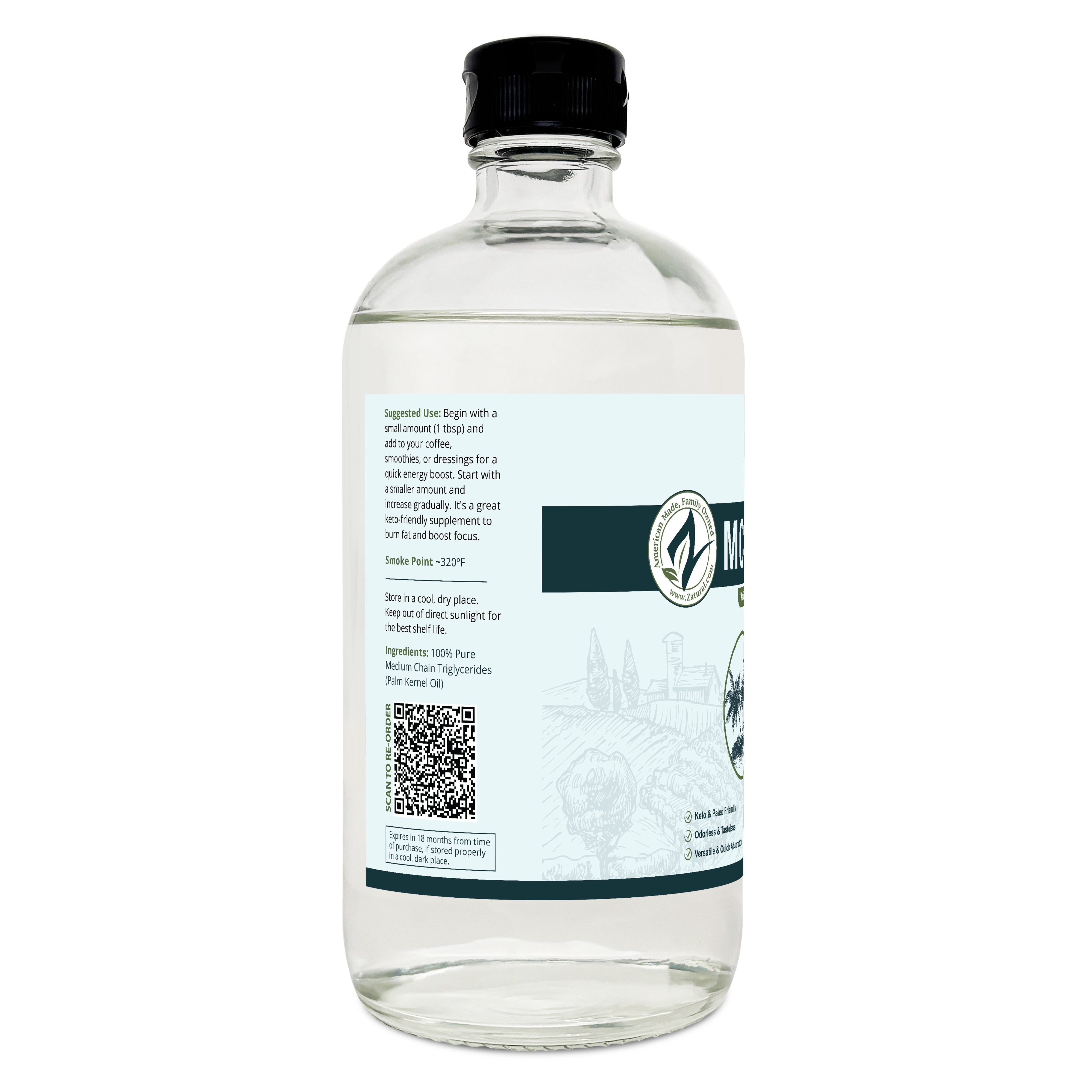 Organic MCT Oil | Medium-Chain Triglycerides oil