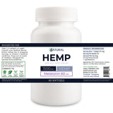 Hemp Extract Softgels with Melatonin 60 count