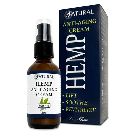 Hemp Face Cream 600mg and box