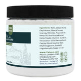 Zatural Hemp Lotion 16oz Right side of the label