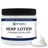 Zatural Hemp Lotion 16oz swirl