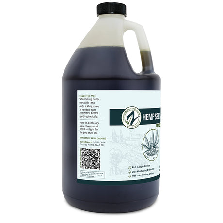Hemp Seed Oil Virgin Cold-Pressed | Culinary & Topical