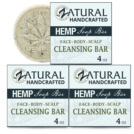 Zatural Hemp Soap 3 pack