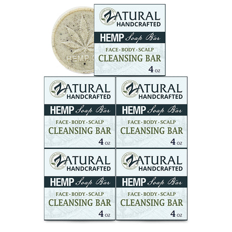 Zatural Hemp Soap 5 pack