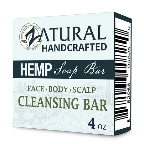 Zatural Hemp Soap Box right side