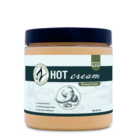 Zatural Hot Cream 8oz Front Bottle