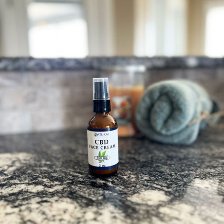 CBD Face Cream - Hyaluronic Acid & Vitamin E Formula