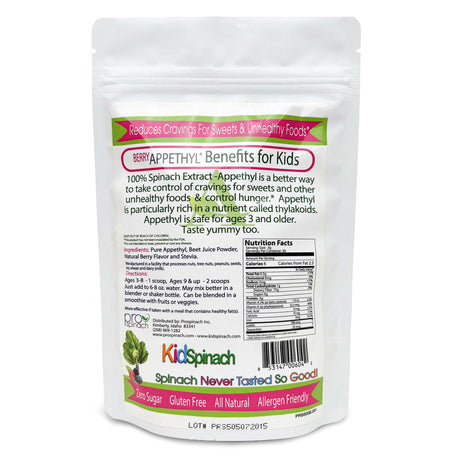 Appethyl Spinach Extract | Reduce Hunger and Cravings