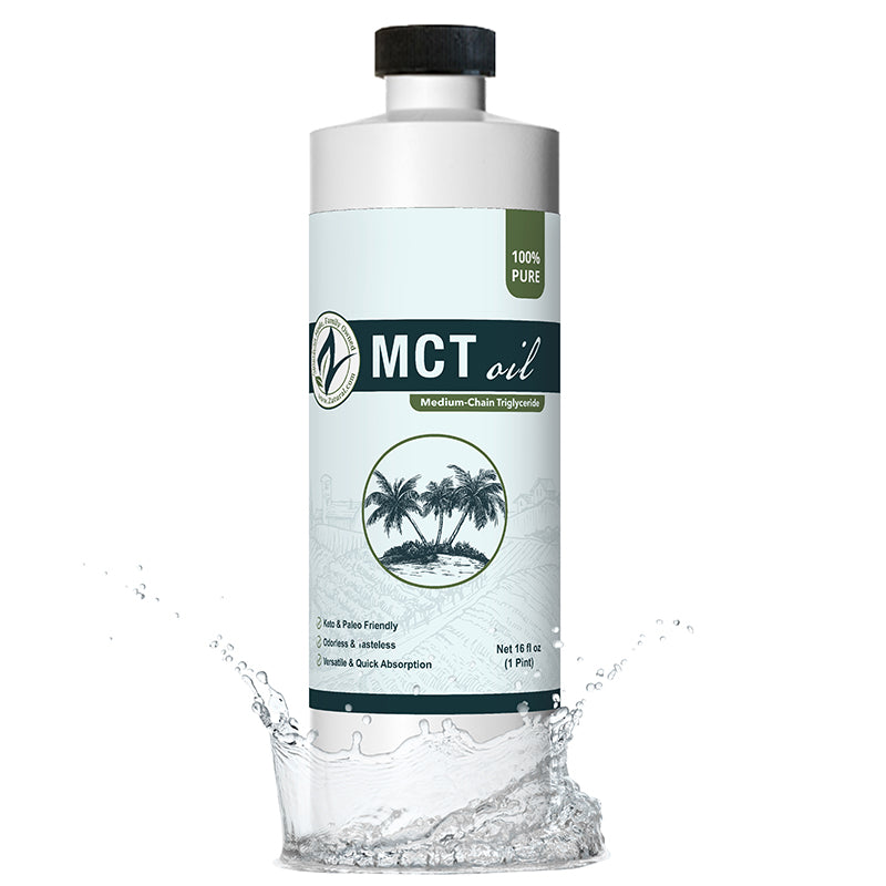 Zatural MCT Oil 16oz, splash