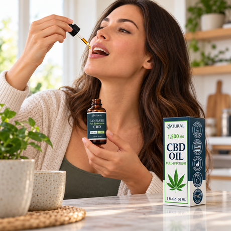 Full Spectrum CBD Oil Drops  | Less Than 0.3% THC