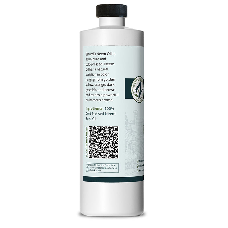 Neem Oil 100% Pure Cold-Pressed | Garden & Topical Use