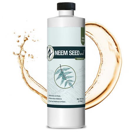 Zatural Neem Seed Oil 16oz splash