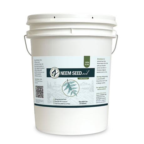 Zatural Neem Seed Oil 5 Gallon bucket
