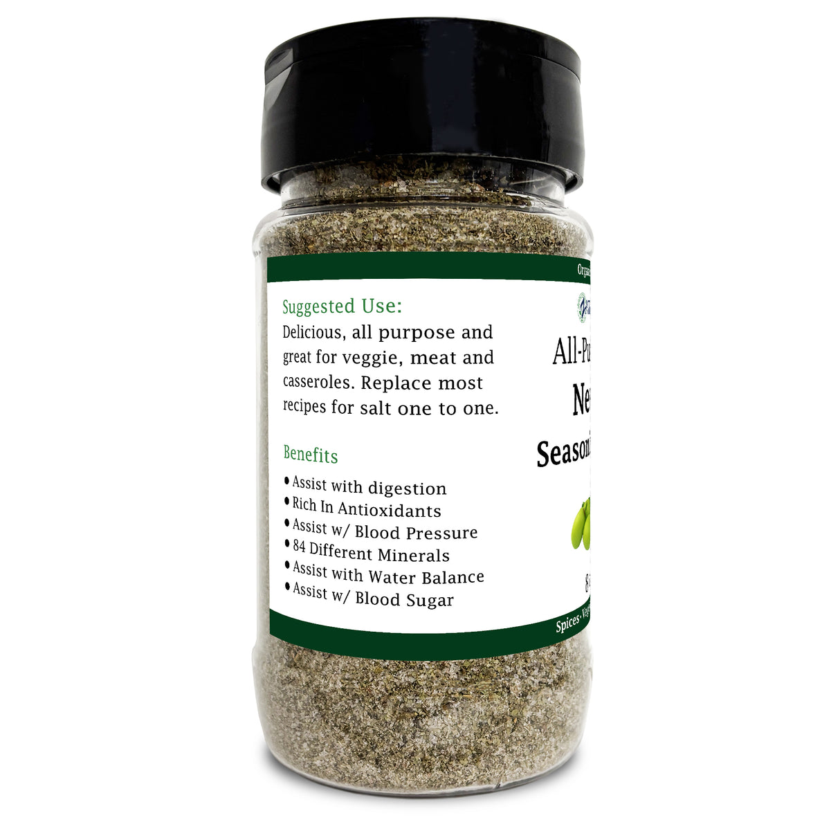 Neem Seasoning Salt | All-Purpose | Himalayan Salt & Botanical Blend