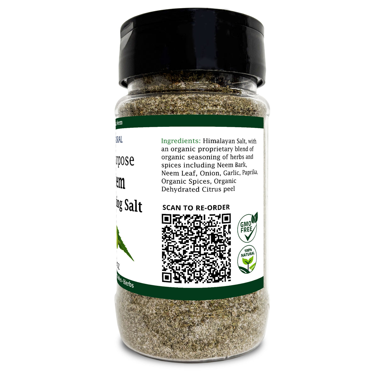 Neem Seasoning Salt | All-Purpose | Himalayan Salt & Botanical Blend