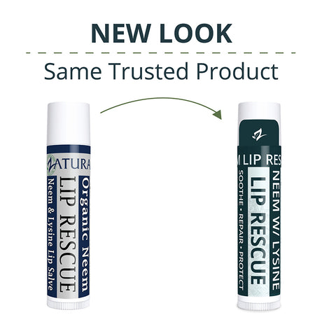 Neem Lip Rescue | Organic Neem Oil & L-Lysine