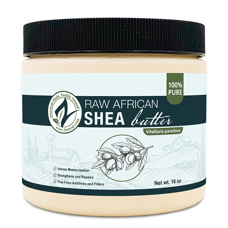 Zatural Raw African Shea Butter, front of the label