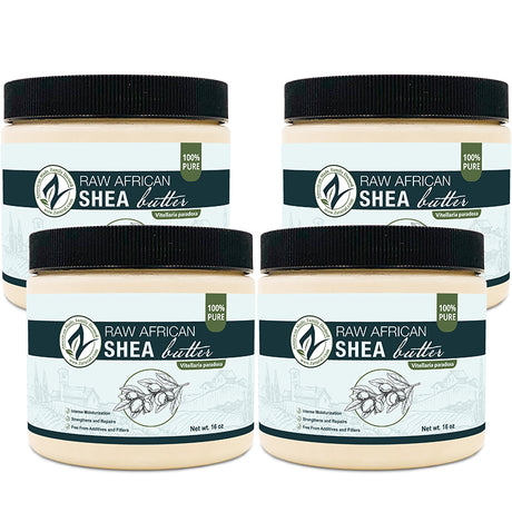 Zatural Raw African Shea Butter four pack