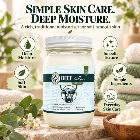 Simple Skin Care Deep Moisture with beef tallow