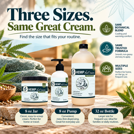 Hemp Hot Cream | Warming Topical | Muscle & Joint Areas