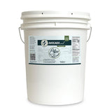 White bucket labeled 'Avocado oil' on a white background