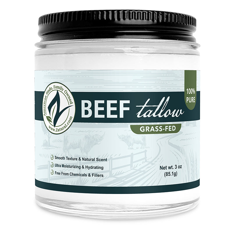 Zatural Beef Tallow 3oz Jar