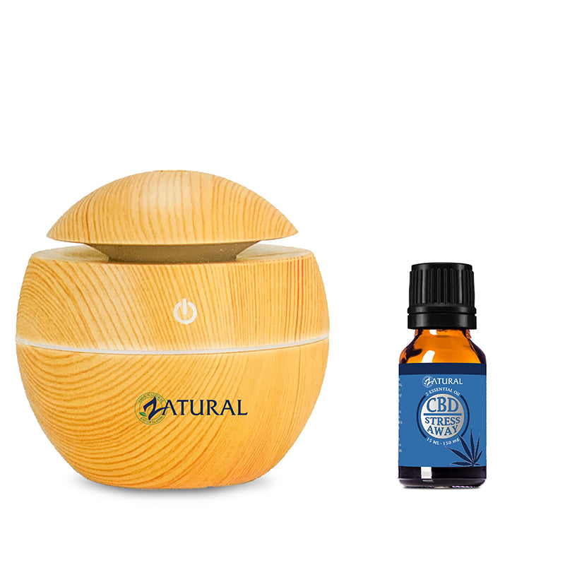 Zatural Diffuser Essential Oil set Stress Away