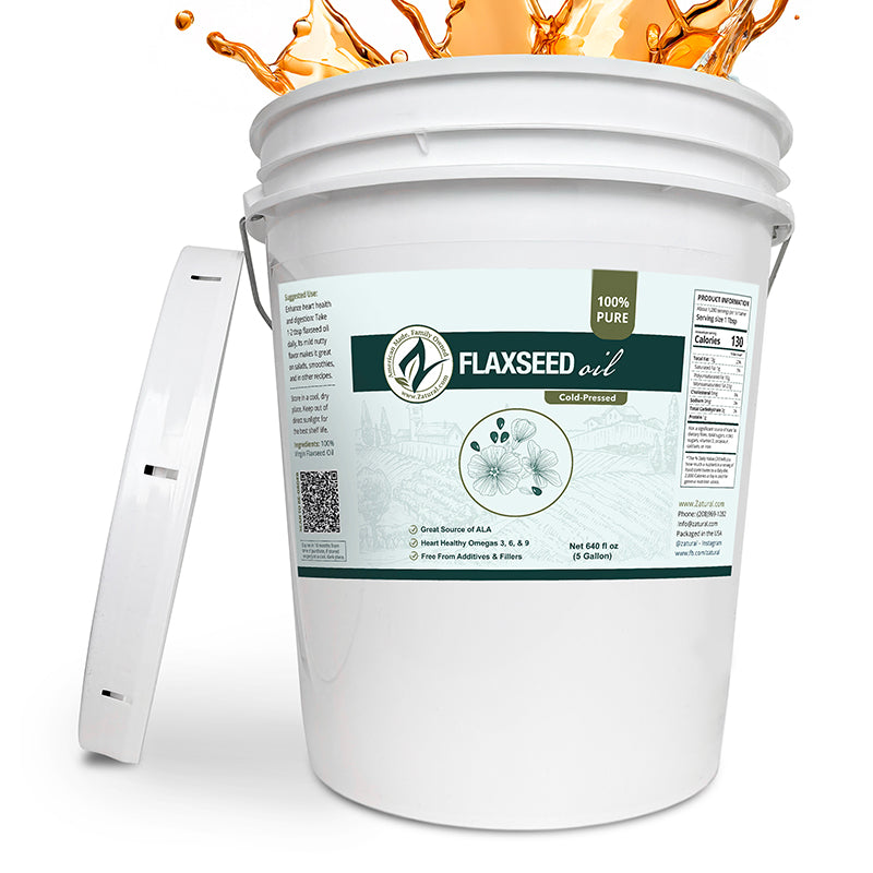 Zatural Flaxseed Oil 5 gal splash