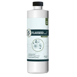 Zatural Flaxseed Oil 16oz, front side of label