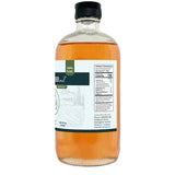 Zatural Flaxseed Oil 16oz glass, right side of label