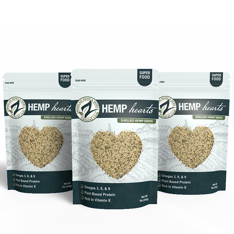 シナジー　HEARTS H1 3個セット Hemp Hearts - Shelled Hemp Seeds