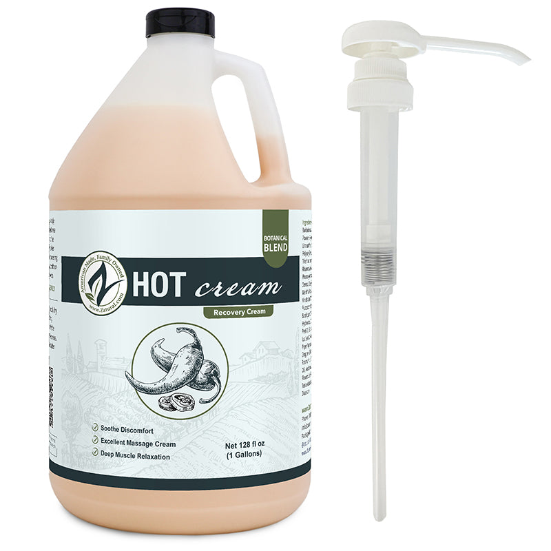 Zatural Hot Cream 1 Gallon pump