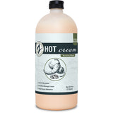 Zatural Hot Cream 32oz front side of label