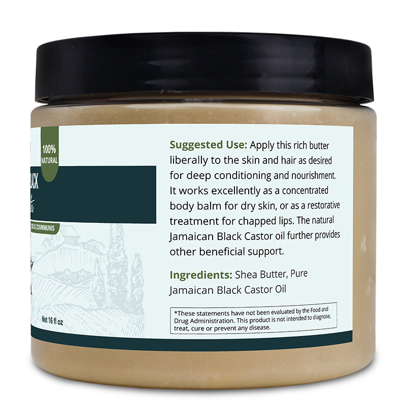 Jamaican Black Castor Butter | 100% Pure | Hair & Scalp